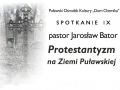 Wykład poświęcony protestanckim mieszkańcom Puław